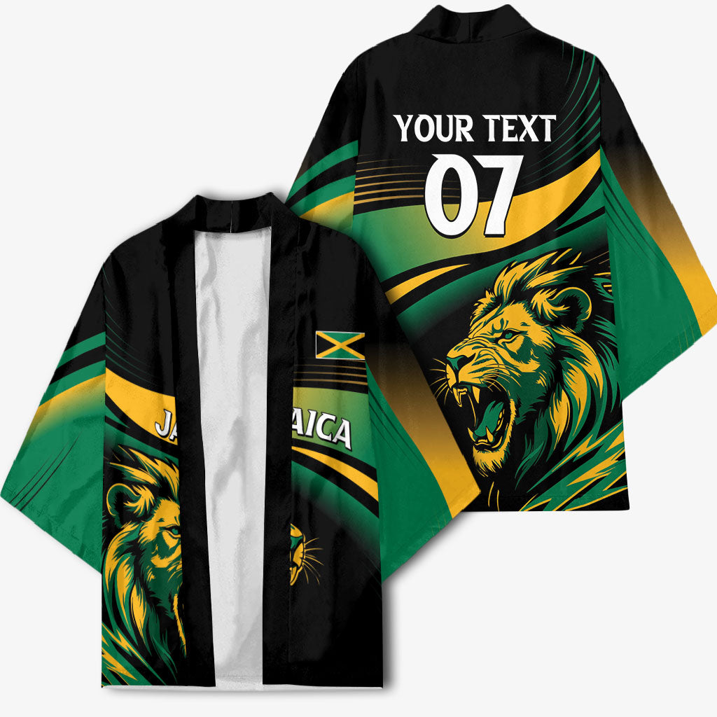 Afro-Jamaica Heritage Custom Kimono Roaring Lion