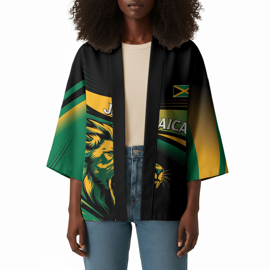 Afro-Jamaica Heritage Custom Kimono Roaring Lion
