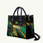 Afro-Jamaica Heritage Leather Bag Roaring Lion