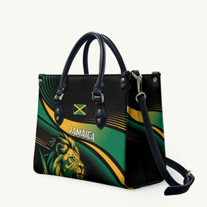 Afro-Jamaica Heritage Leather Bag Roaring Lion
