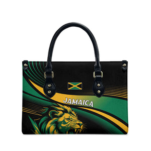 Afro-Jamaica Heritage Leather Bag Roaring Lion