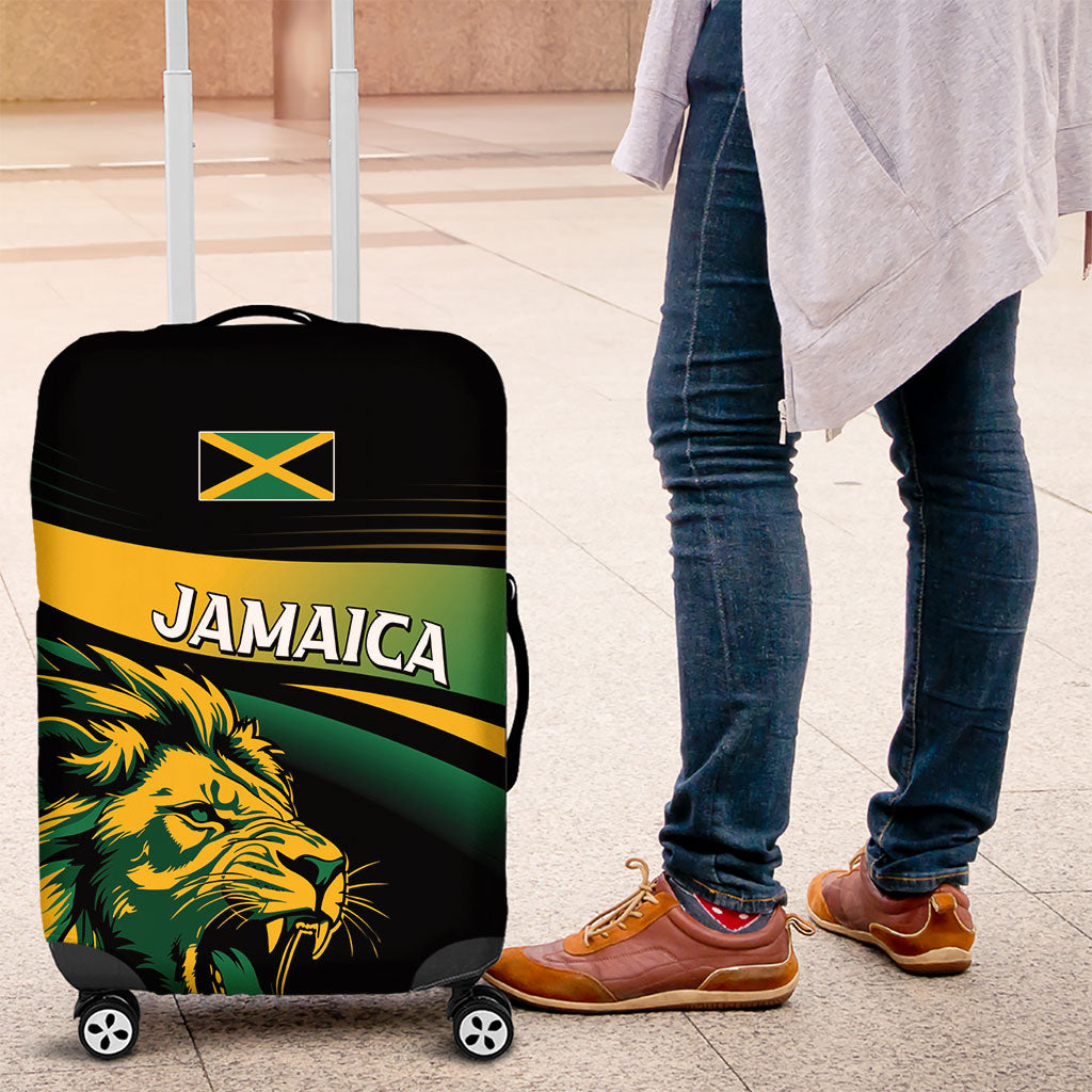 Afro-Jamaica Heritage Luggage Cover Roaring Lion
