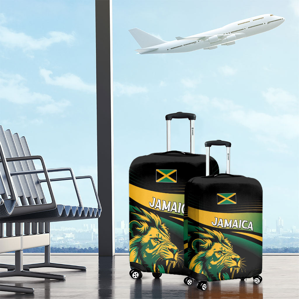 Afro-Jamaica Heritage Luggage Cover Roaring Lion