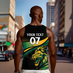 Afro-Jamaica Heritage Custom Men Tank Top Roaring Lion