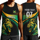 Afro-Jamaica Heritage Custom Men Tank Top Roaring Lion