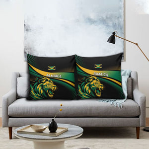 Afro-Jamaica Heritage Pillow Cover Roaring Lion