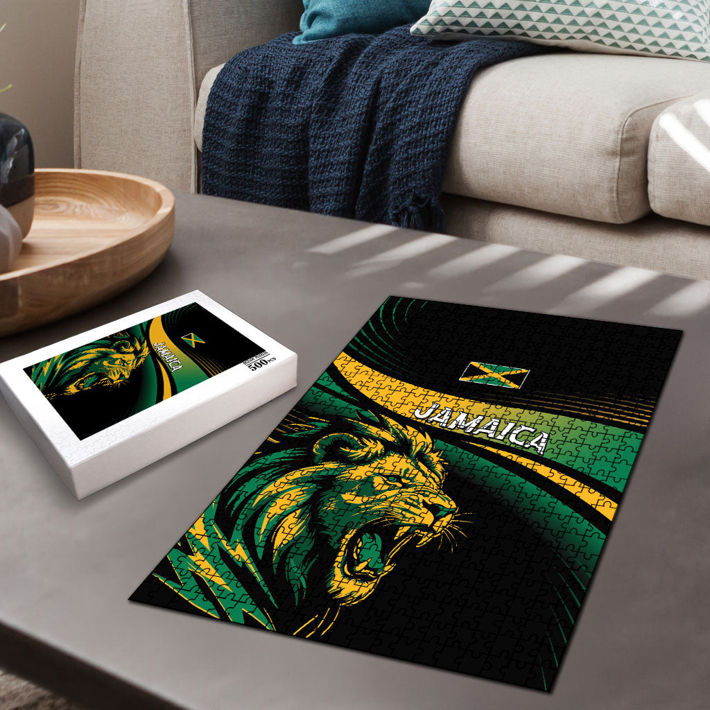 Afro-Jamaica Heritage Puzzle Roaring Lion
