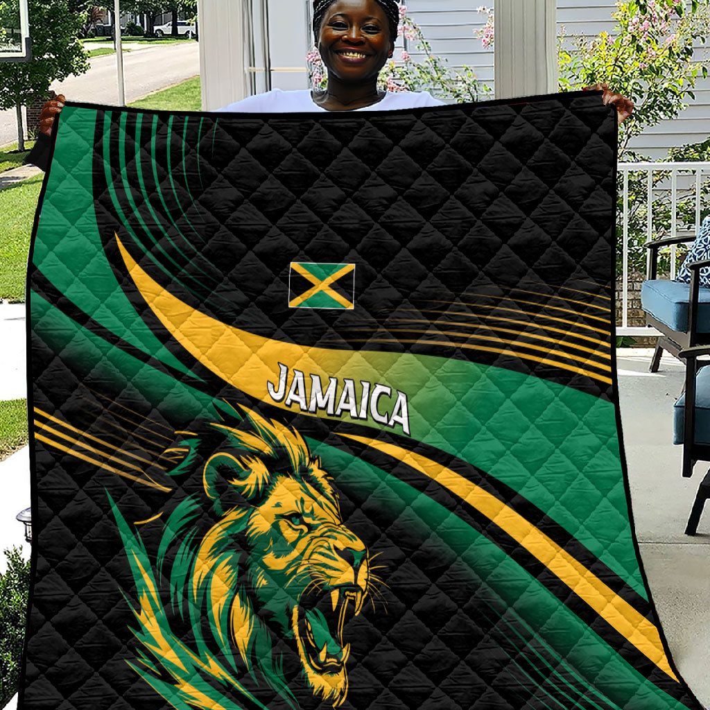 Afro-Jamaica Heritage Quilt Roaring Lion