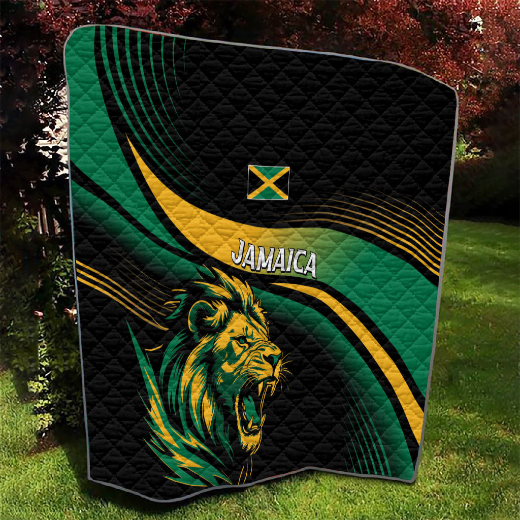 Afro-Jamaica Heritage Quilt Roaring Lion