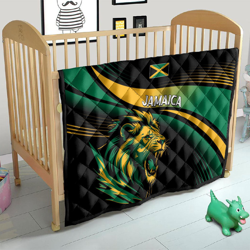 Afro-Jamaica Heritage Quilt Roaring Lion