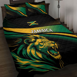 Afro-Jamaica Heritage Quilt Bed Set Roaring Lion