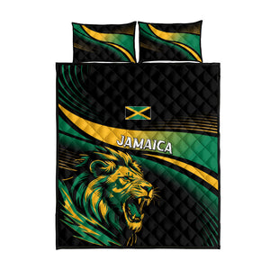 Afro-Jamaica Heritage Quilt Bed Set Roaring Lion