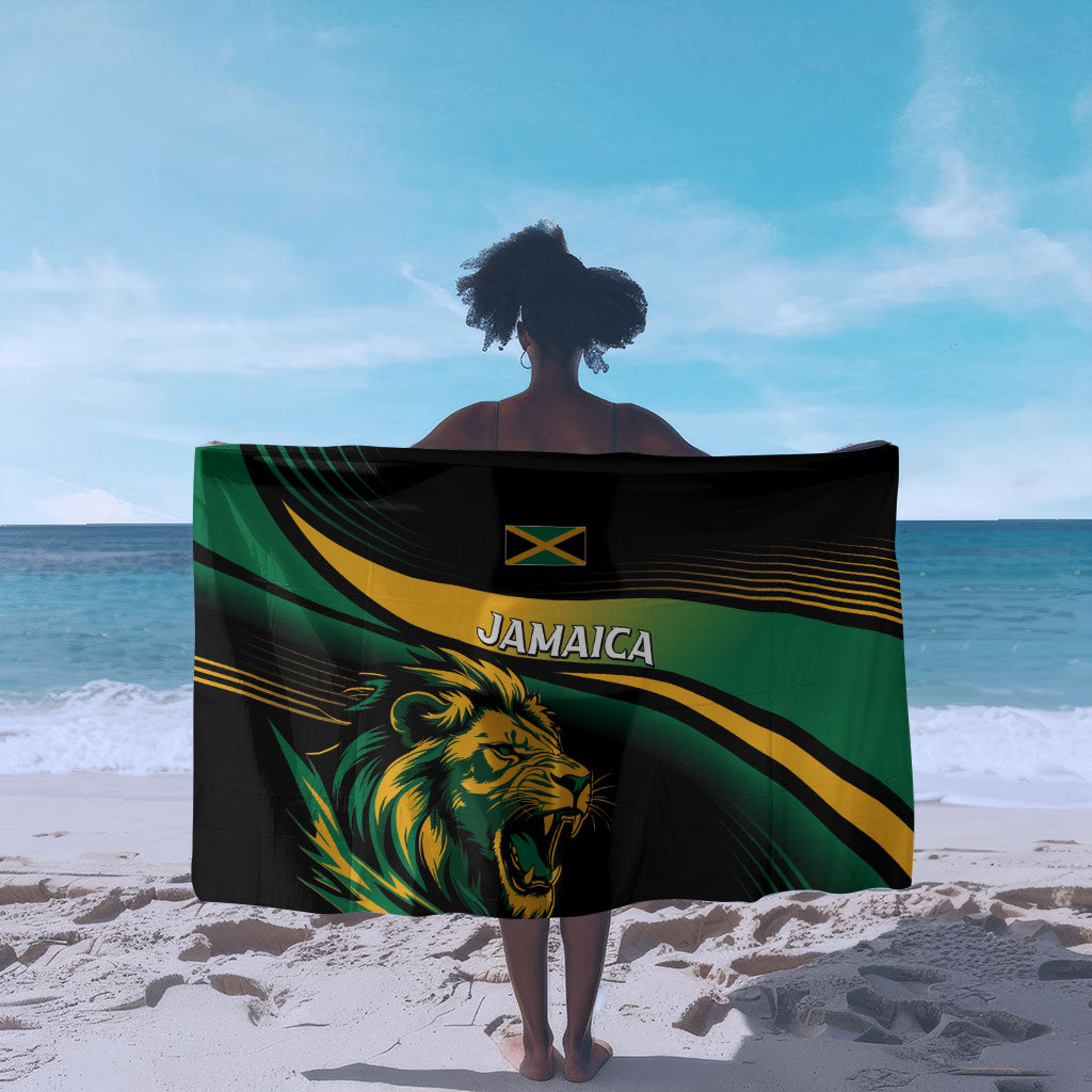 Afro-Jamaica Heritage Sarong Roaring Lion