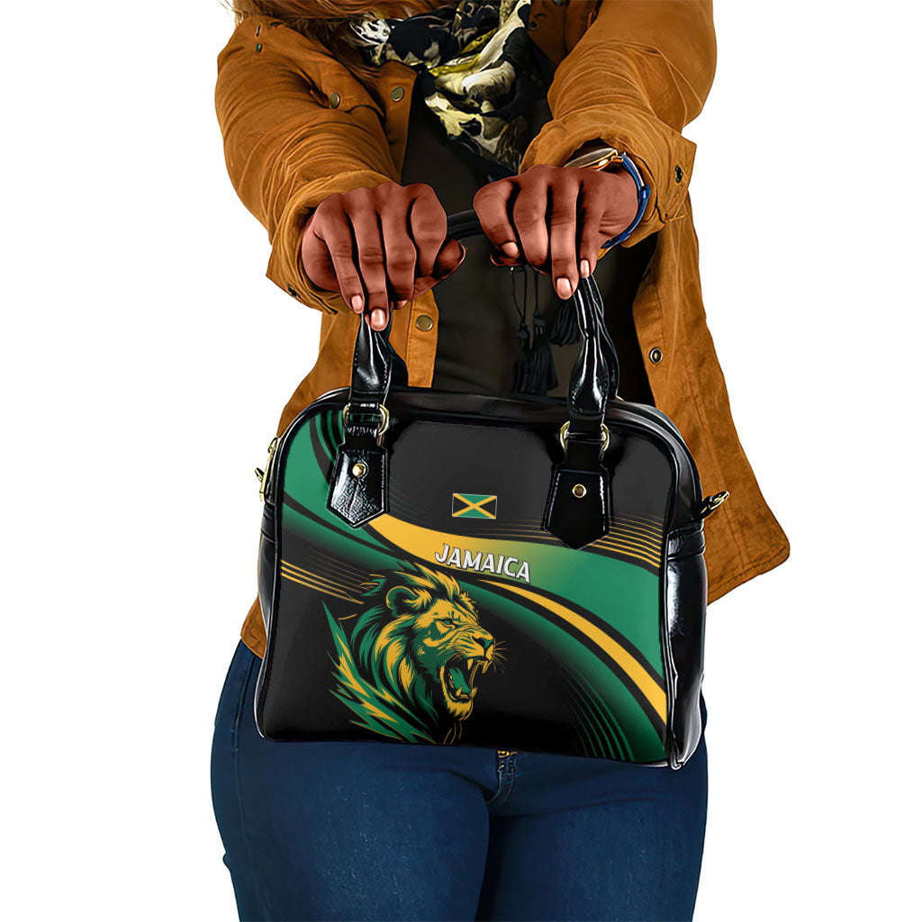 Afro-Jamaica Heritage Shoulder Handbag Roaring Lion