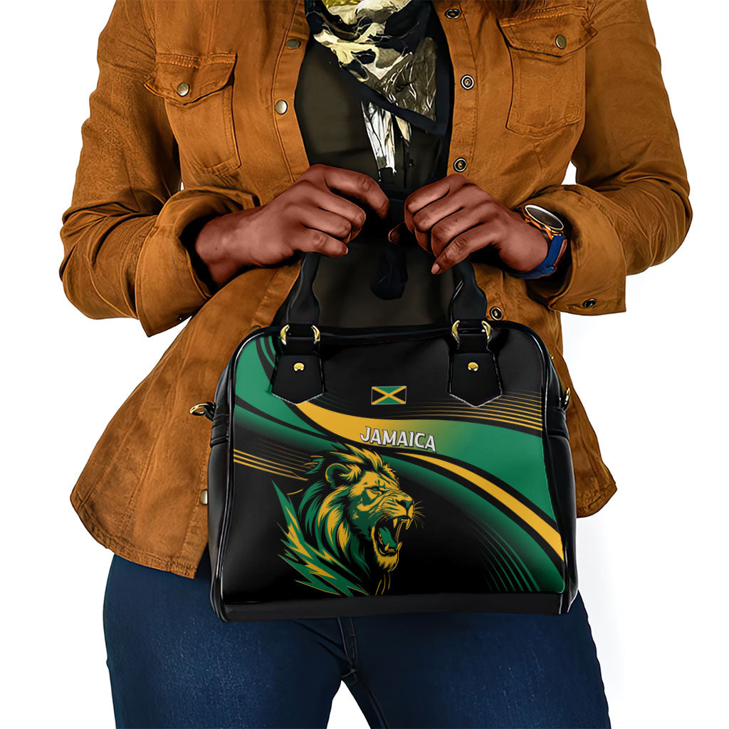 Afro-Jamaica Heritage Shoulder Handbag Roaring Lion