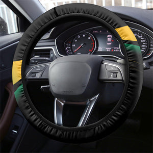 Afro-Jamaica Heritage Steering Wheel Cover Roaring Lion