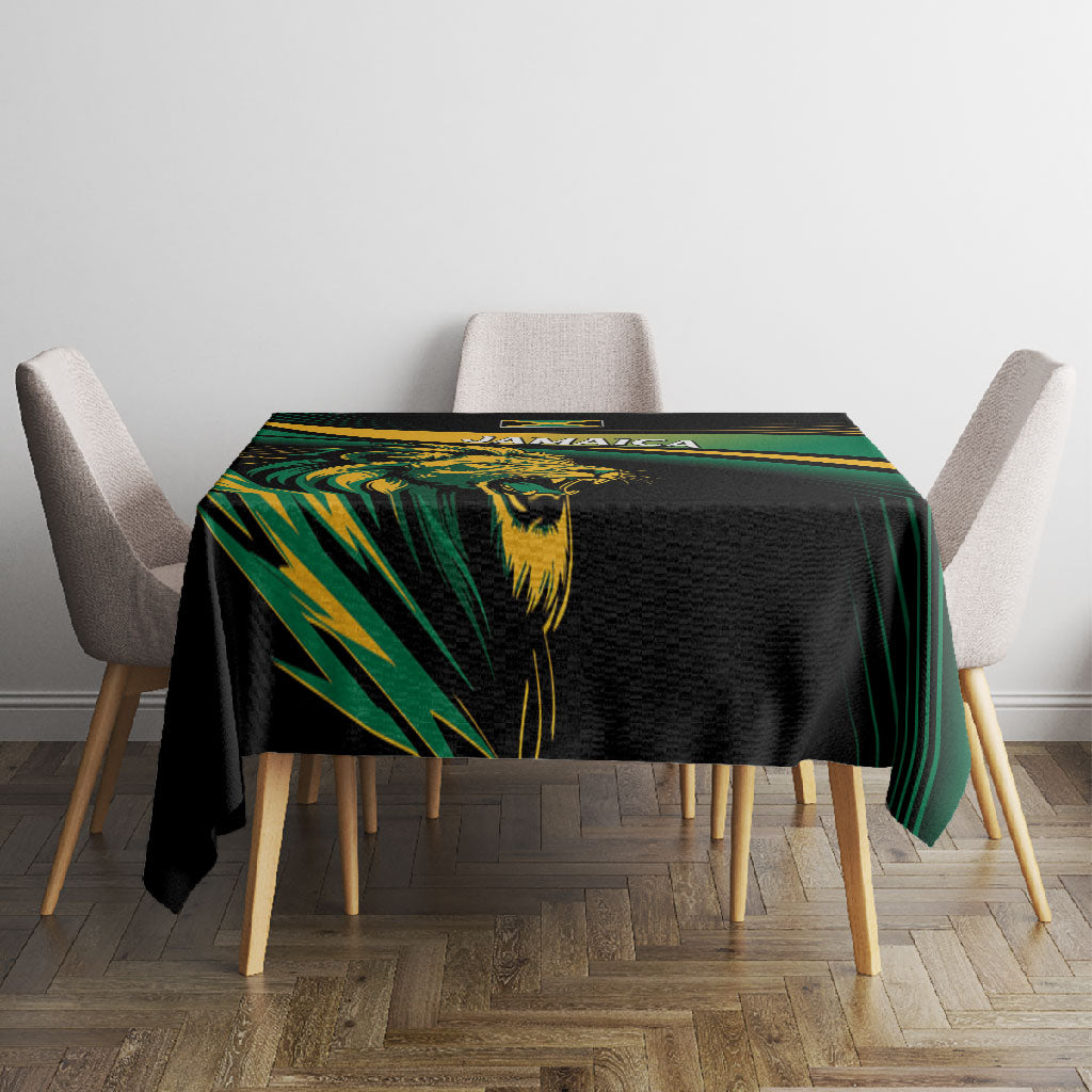 Afro-Jamaica Heritage Tablecloth Roaring Lion