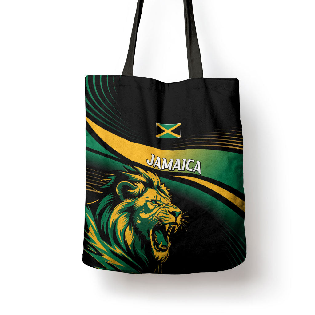 Afro-Jamaica Heritage Tote Bag Roaring Lion