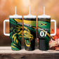 Afro-Jamaica Heritage Custom Tumbler With Handle Roaring Lion