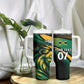 Afro-Jamaica Heritage Custom Tumbler With Handle Roaring Lion