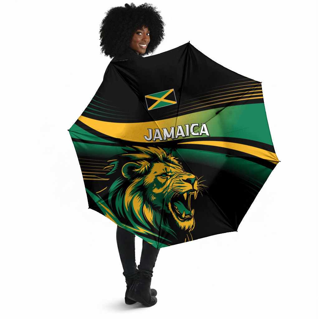 Afro-Jamaica Heritage Umbrella Roaring Lion