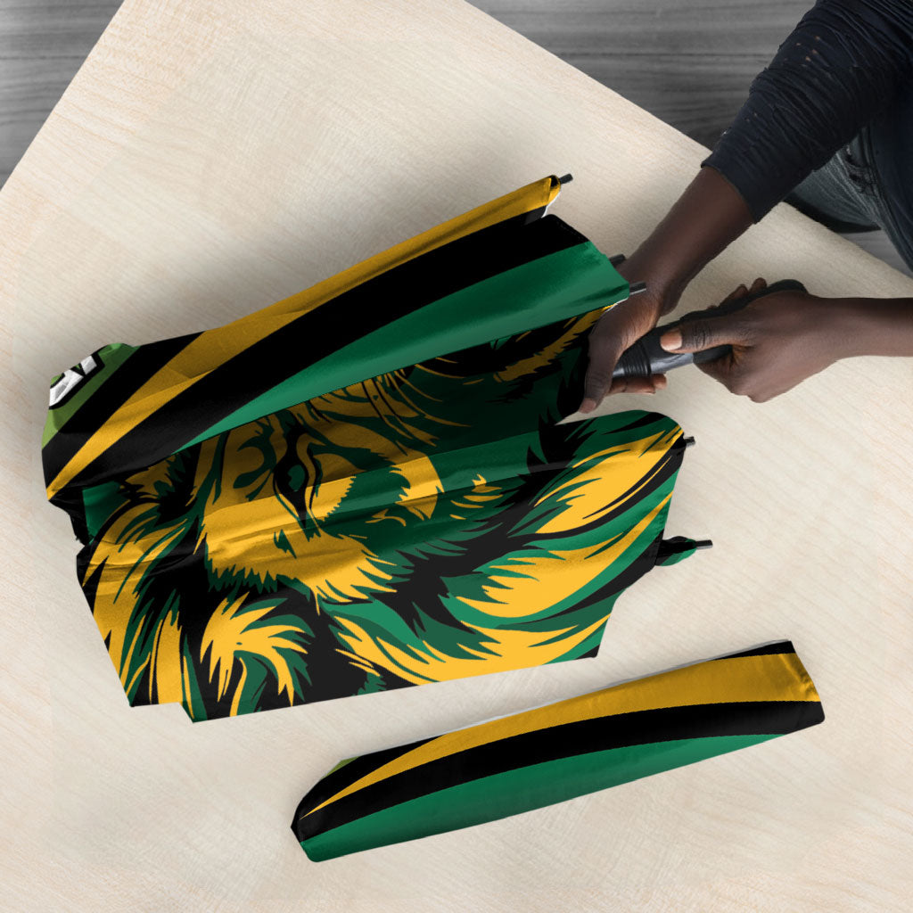 Afro-Jamaica Heritage Umbrella Roaring Lion