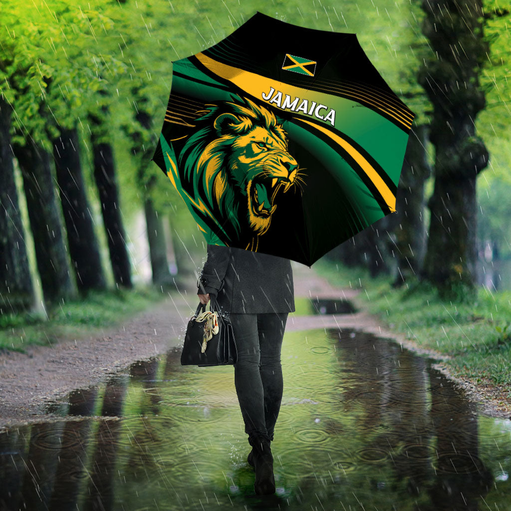 Afro-Jamaica Heritage Umbrella Roaring Lion
