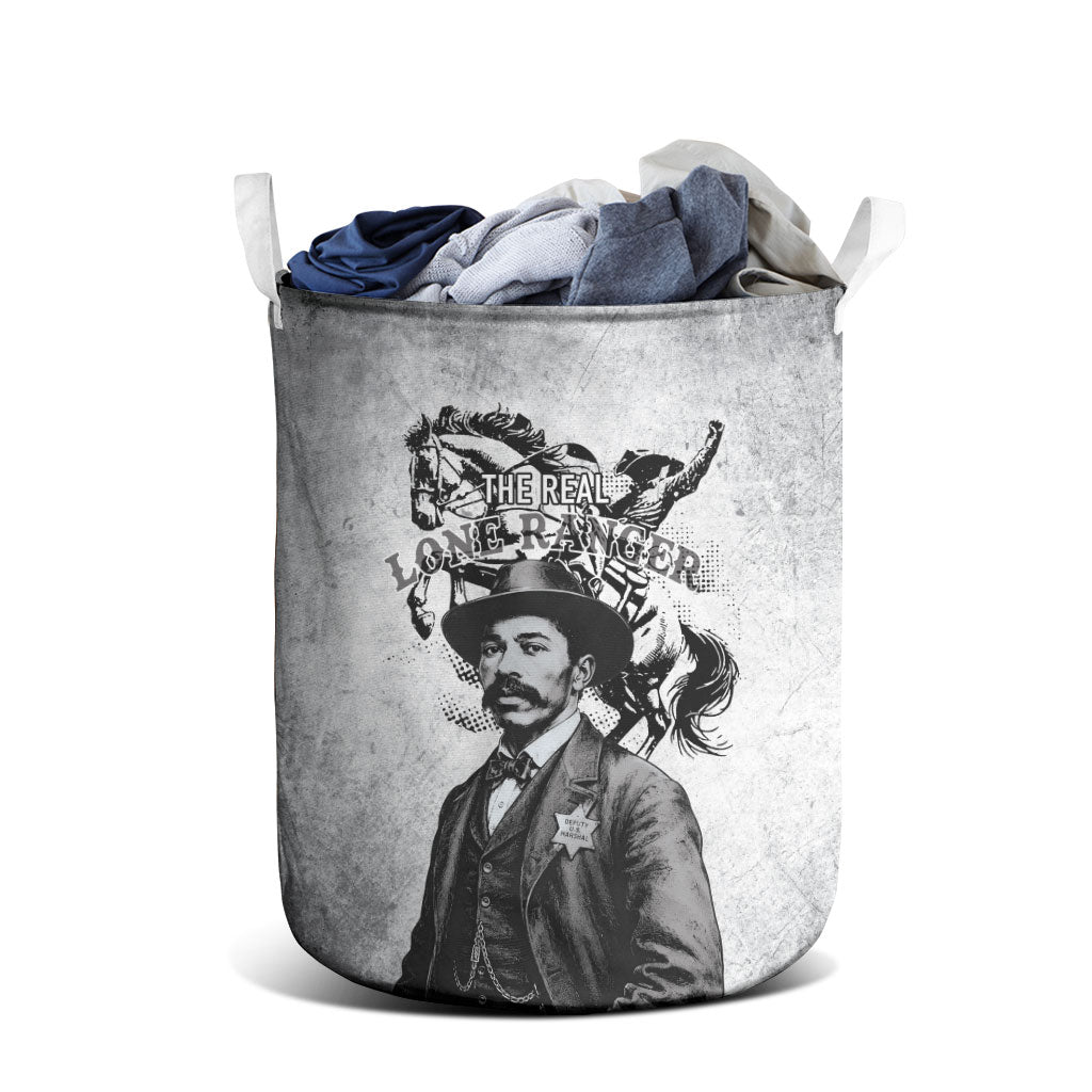 Black Cowboys - The Real Lone Ranger Reeves Laundry Basket