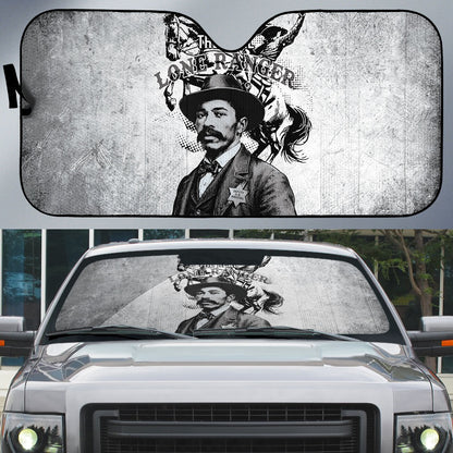 Black Cowboys - The Real Lone Ranger Reeves Auto Sun Shade