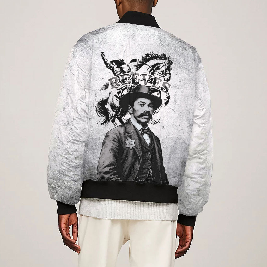 Black Cowboys - The Real Lone Ranger Reeves Bomber Jacket