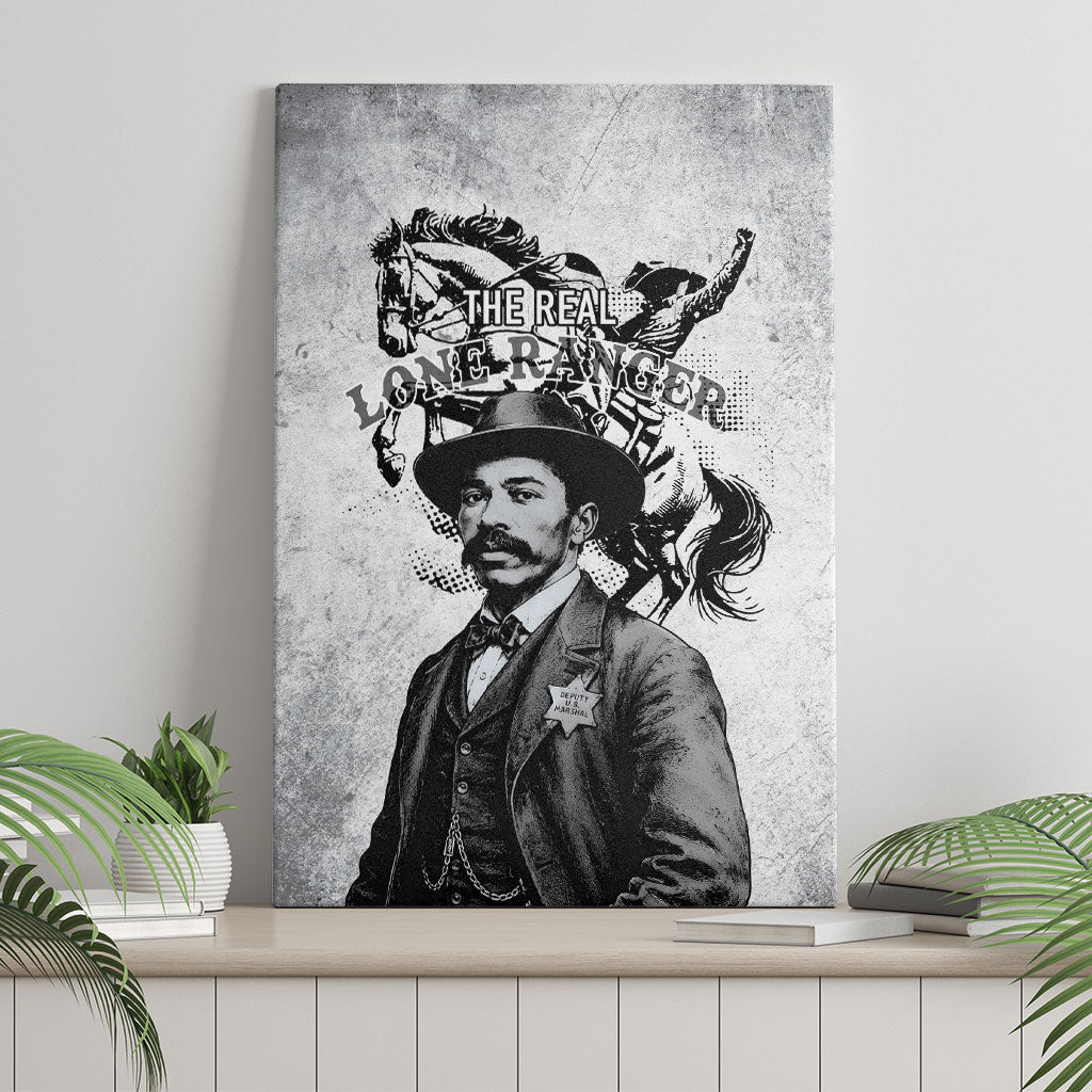 Black Cowboys - The Real Lone Ranger Reeves Canvas Wall Art