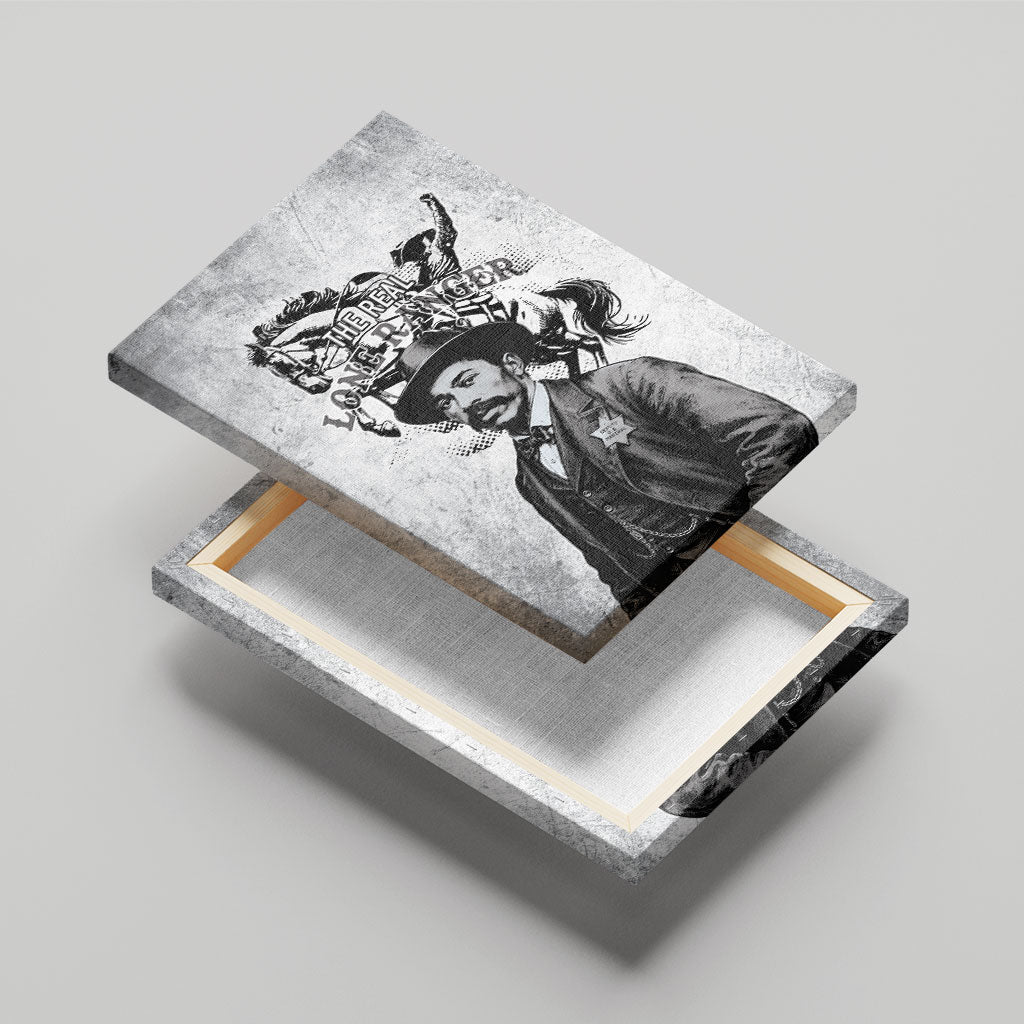 Black Cowboys - The Real Lone Ranger Reeves Canvas Wall Art