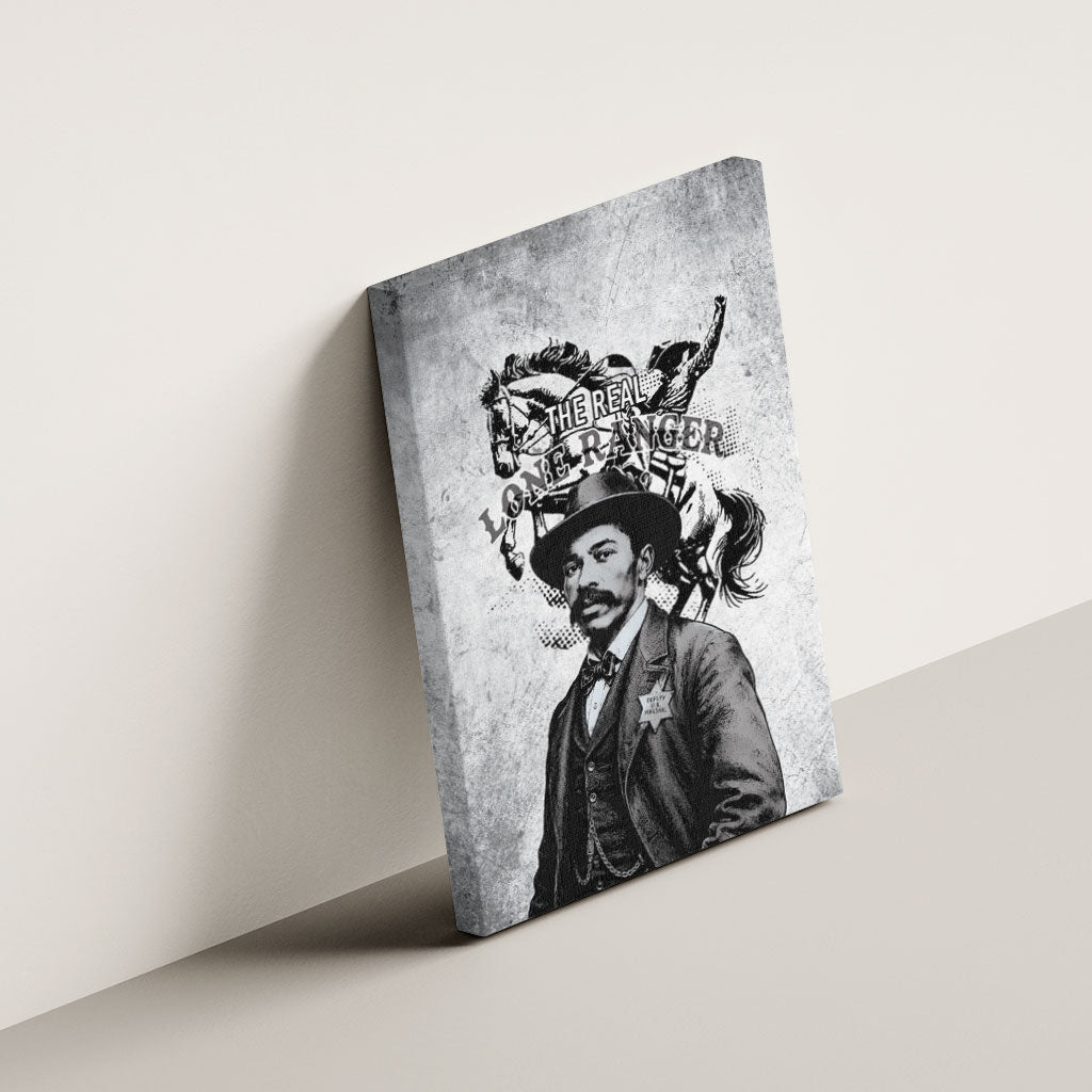Black Cowboys - The Real Lone Ranger Reeves Canvas Wall Art