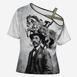 Black Cowboys - The Real Lone Ranger Reeves Cross Shoulder Shirt