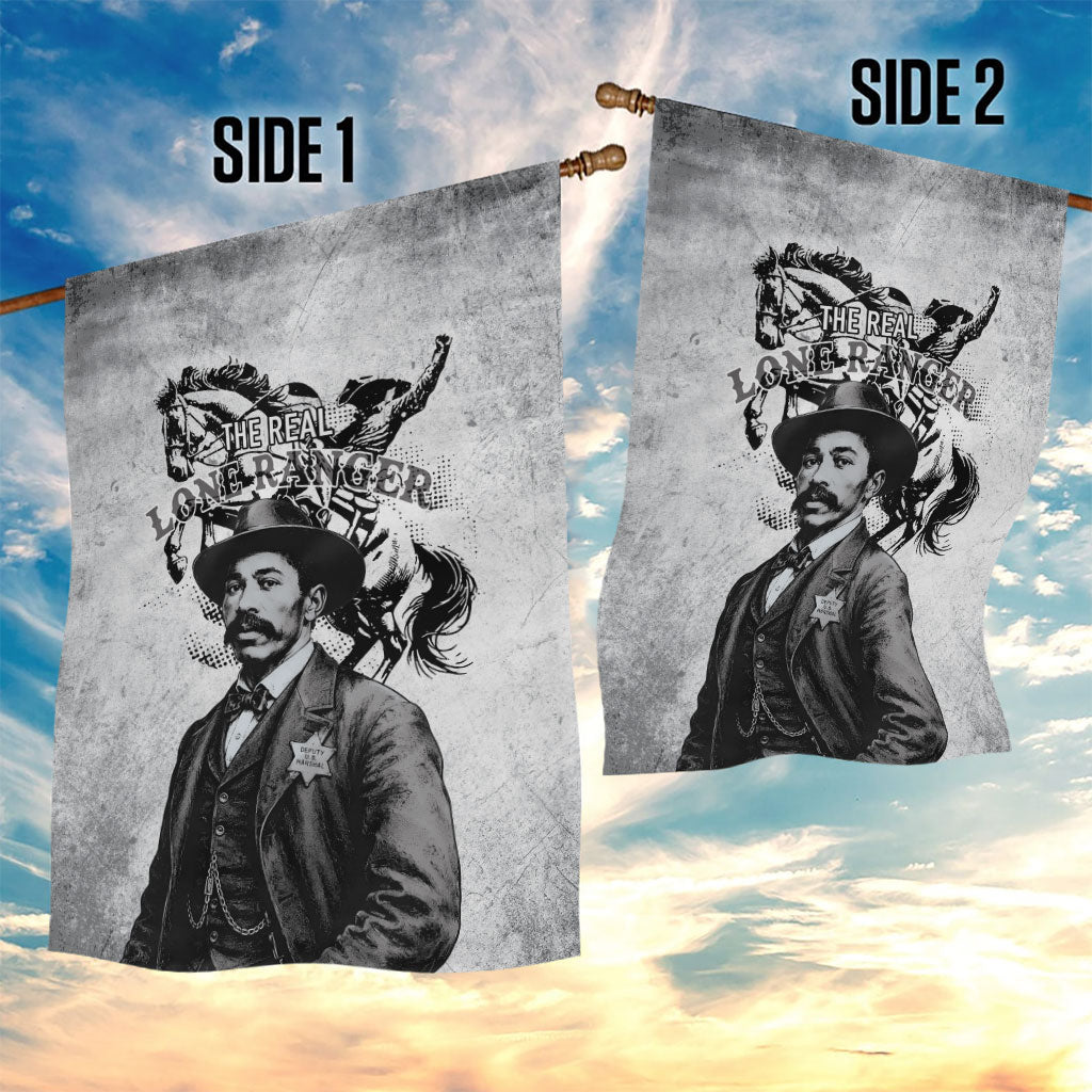 Black Cowboys - The Real Lone Ranger Reeves Garden Flag
