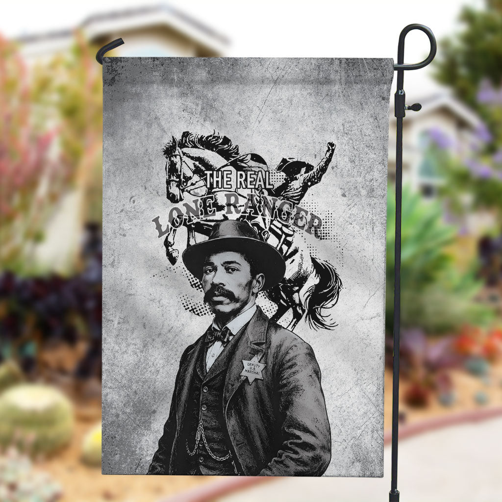 Black Cowboys - The Real Lone Ranger Reeves Garden Flag