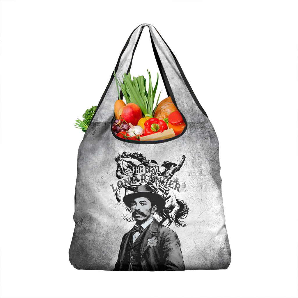 Black Cowboys - The Real Lone Ranger Reeves Grocery Bag