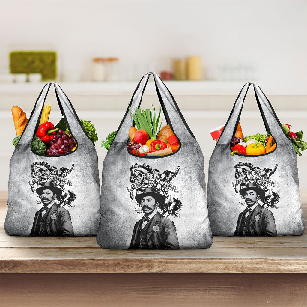 Black Cowboys - The Real Lone Ranger Reeves Grocery Bag