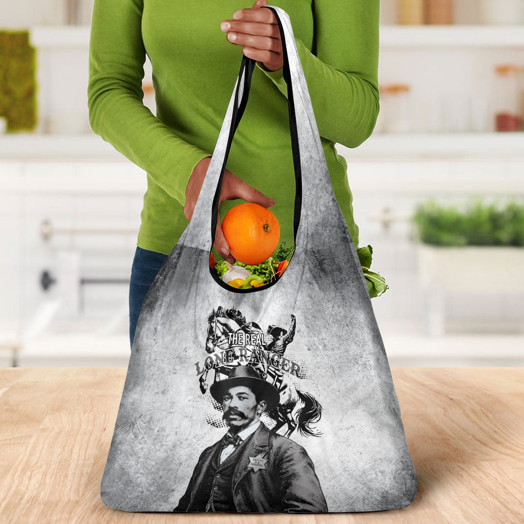 Black Cowboys - The Real Lone Ranger Reeves Grocery Bag