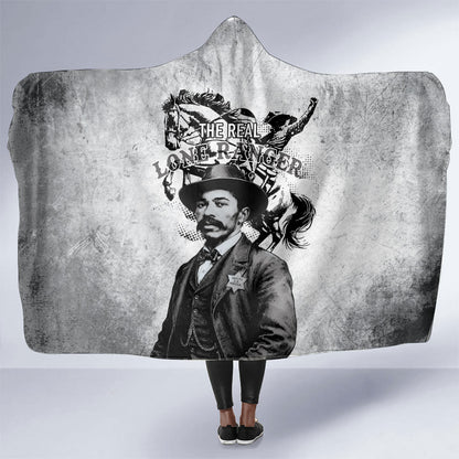 Black Cowboys - The Real Lone Ranger Reeves Hooded Blanket