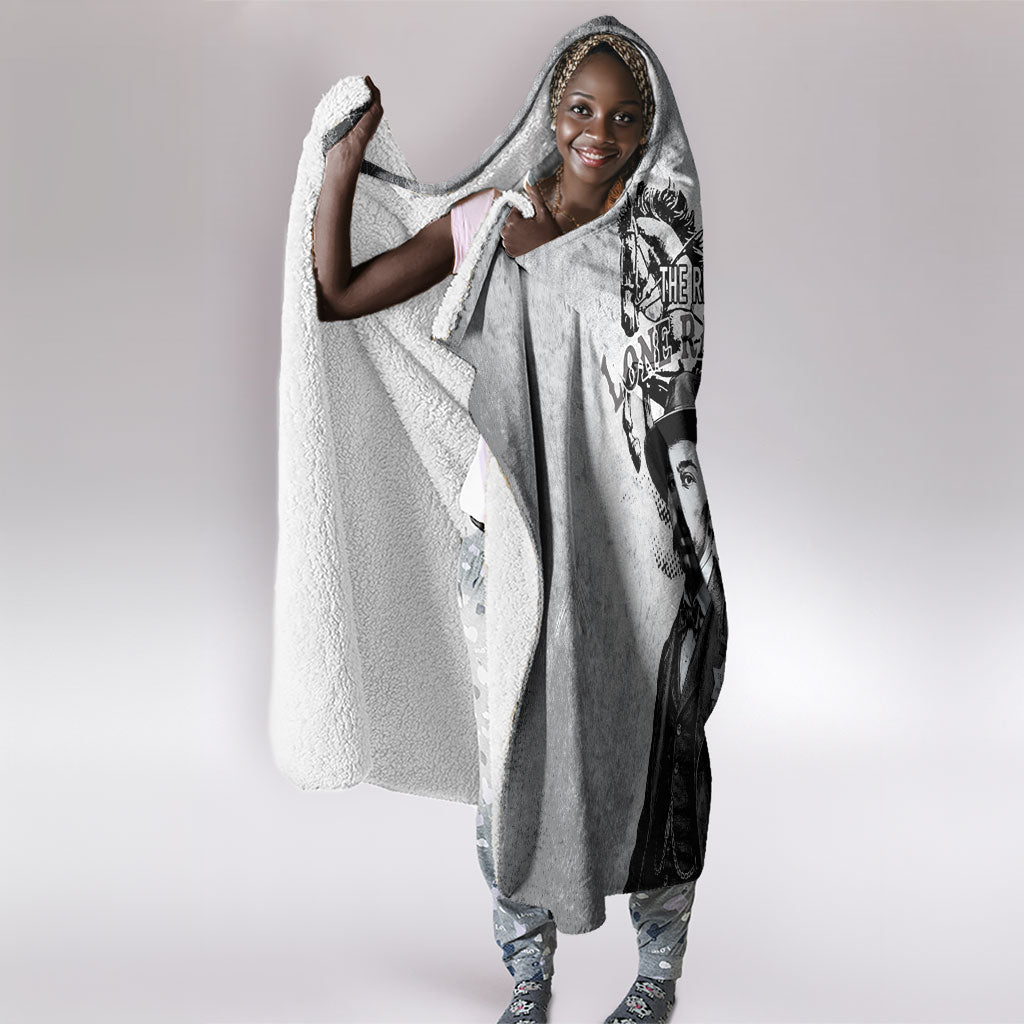 Black Cowboys - The Real Lone Ranger Reeves Hooded Blanket