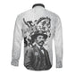 Black Cowboys - The Real Lone Ranger Reeves Long Sleeve Button Shirt