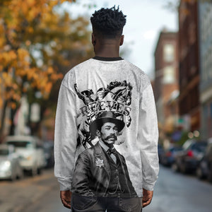 Black Cowboys - The Real Lone Ranger Reeves Long Sleeve Shirt