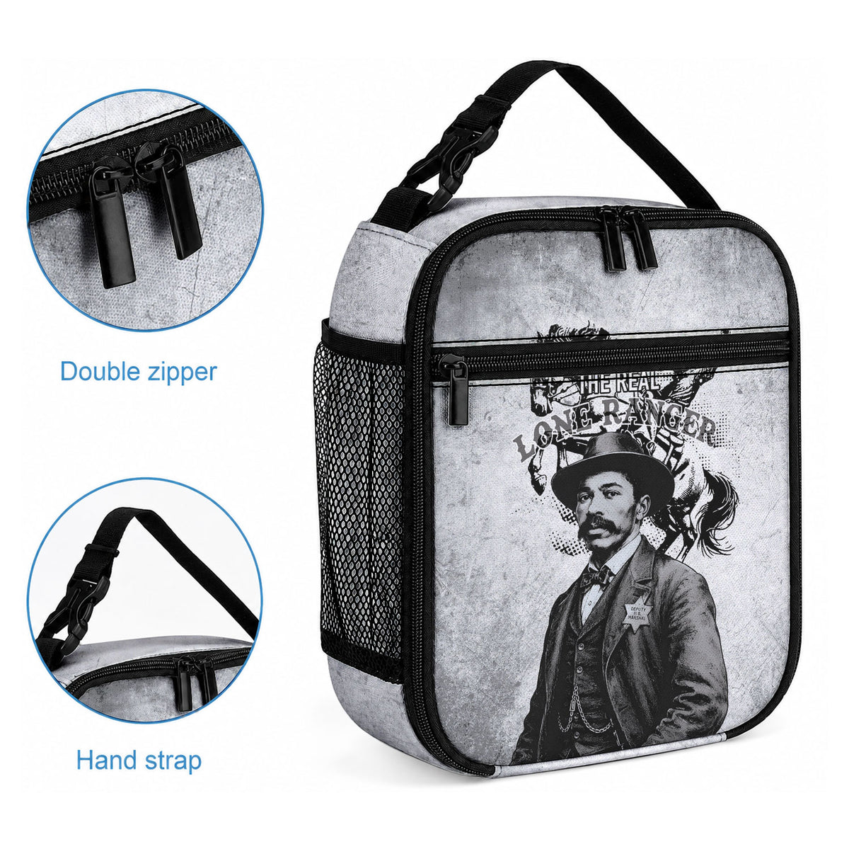 Black Cowboys - The Real Lone Ranger Reeves Lunch Bag