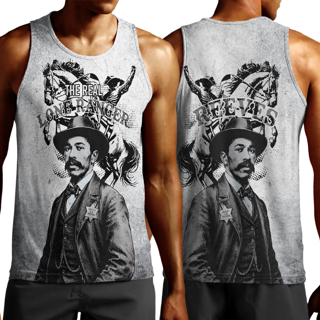 Black Cowboys - The Real Lone Ranger Reeves Men Tank Top