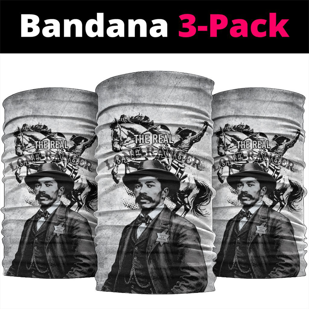 Black Cowboys - The Real Lone Ranger Reeves Neck Gaiter