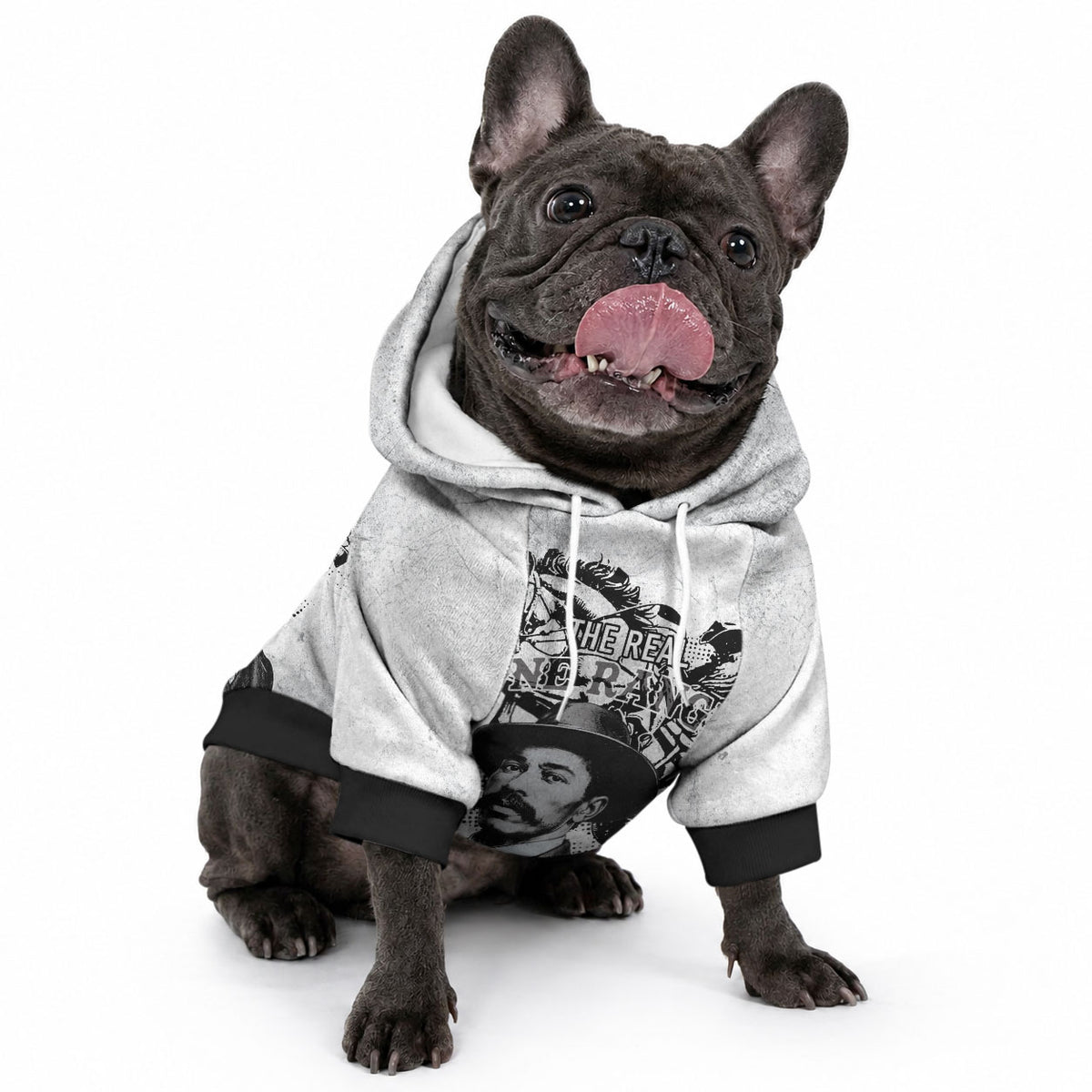 Black Cowboys - The Real Lone Ranger Reeves Pet Hoodie