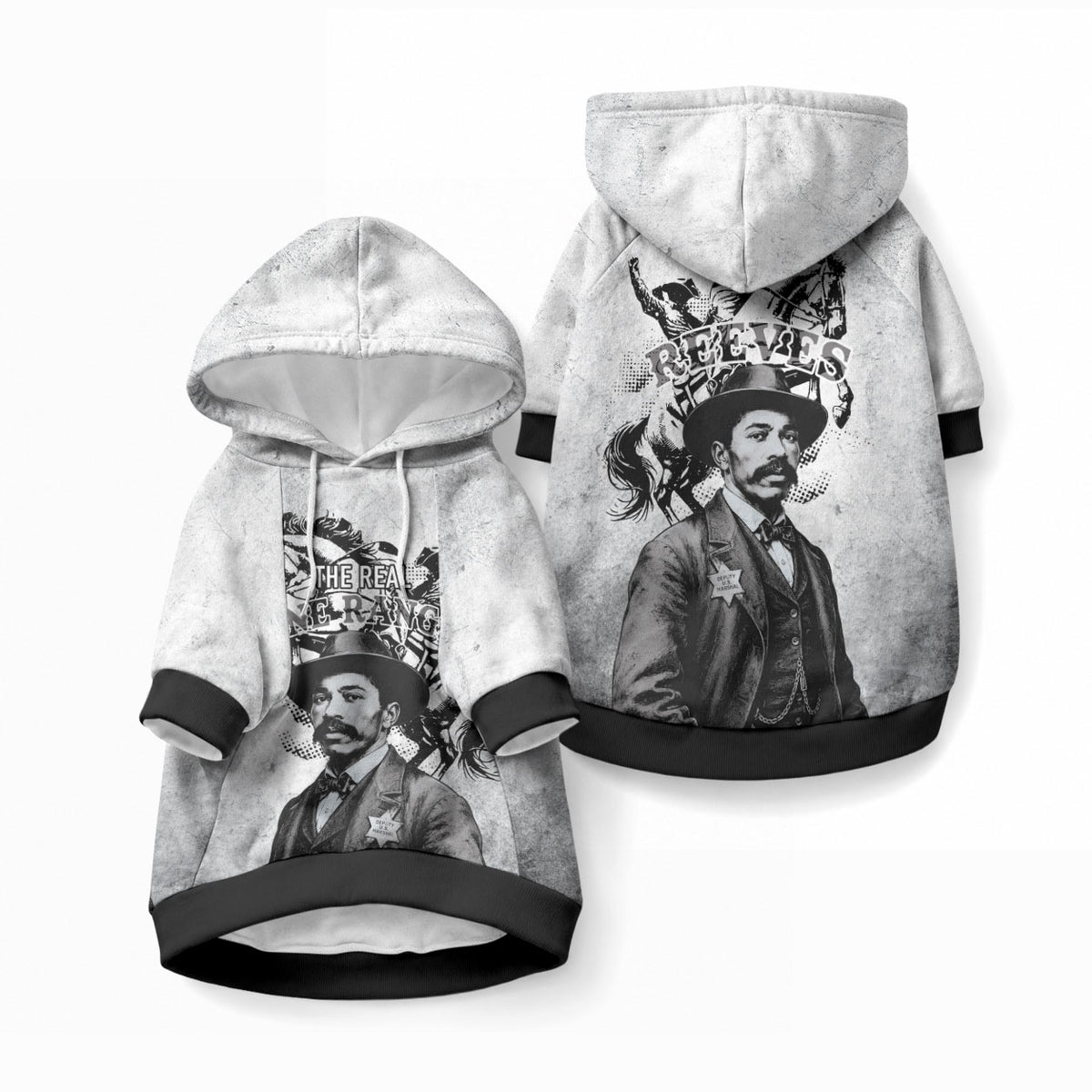 Black Cowboys - The Real Lone Ranger Reeves Pet Hoodie