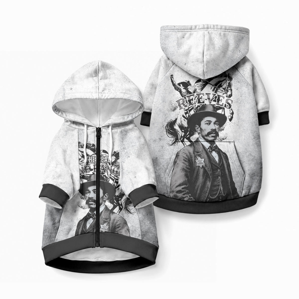 Black Cowboys - The Real Lone Ranger Reeves Pet Hoodie