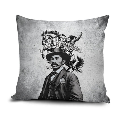 Black Cowboys - The Real Lone Ranger Reeves Pillow Cover